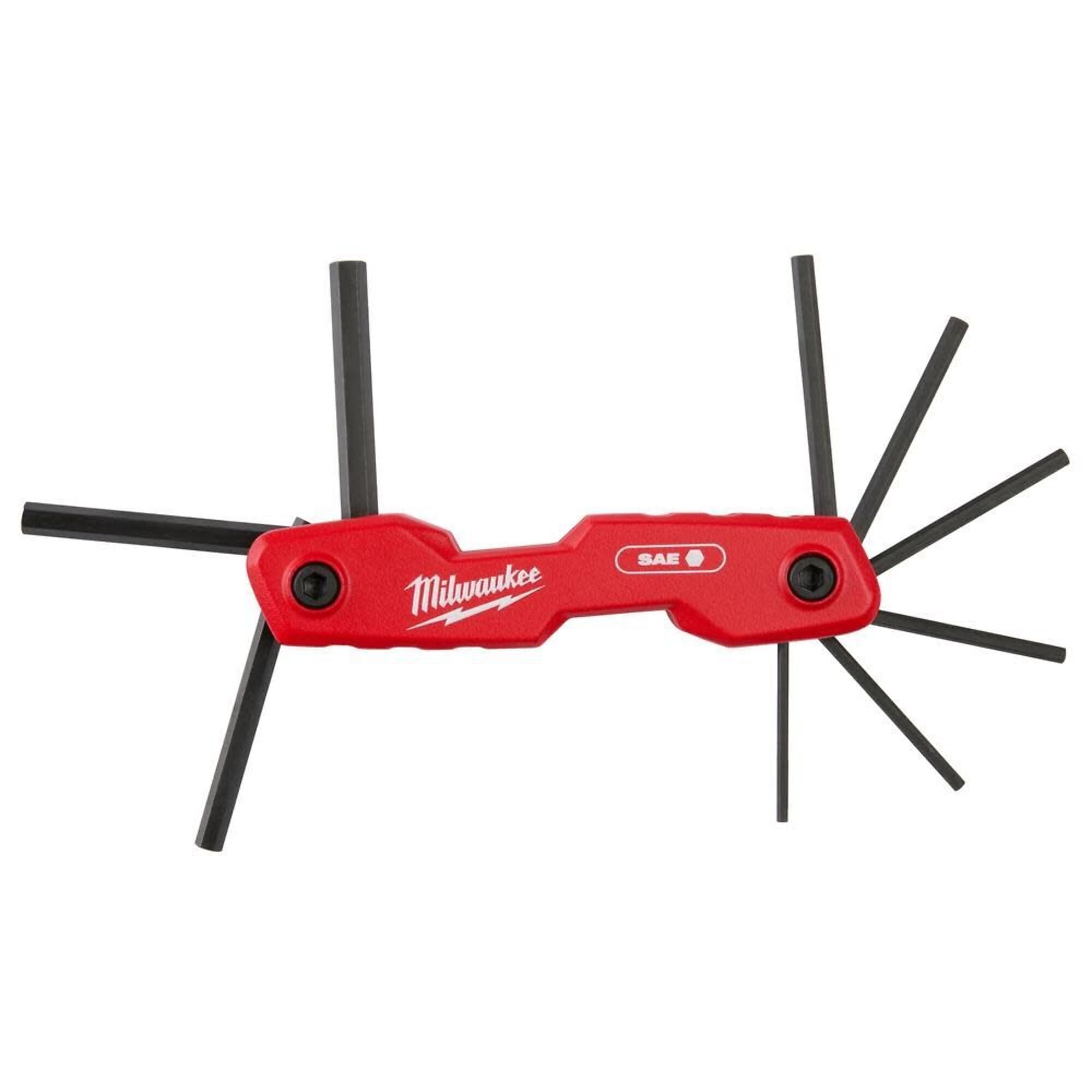 Milwaukee 9-Pc. Folding Hex Key Set, SAE, Model #fdh600
